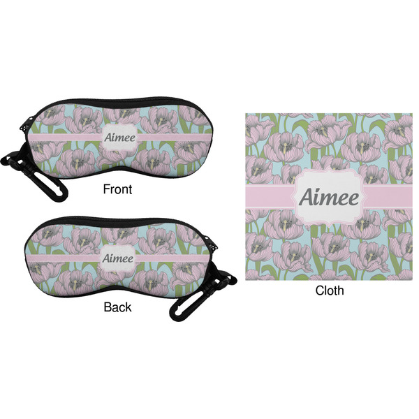 Wild Tulips Eyeglass Case & Cloth (Approval)