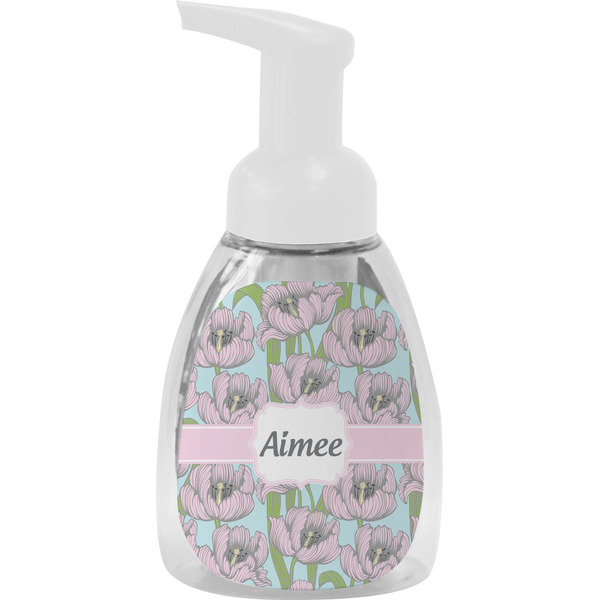 Custom Wild Tulips Foam Soap Bottle (Personalized)