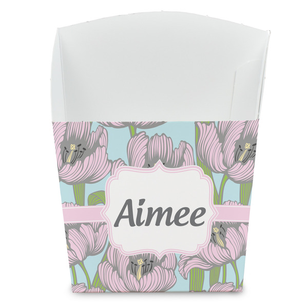 Custom Wild Tulips French Fry Favor Boxes (Personalized)