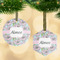 Wild Tulips Frosted Glass Ornament - MAIN PARENT