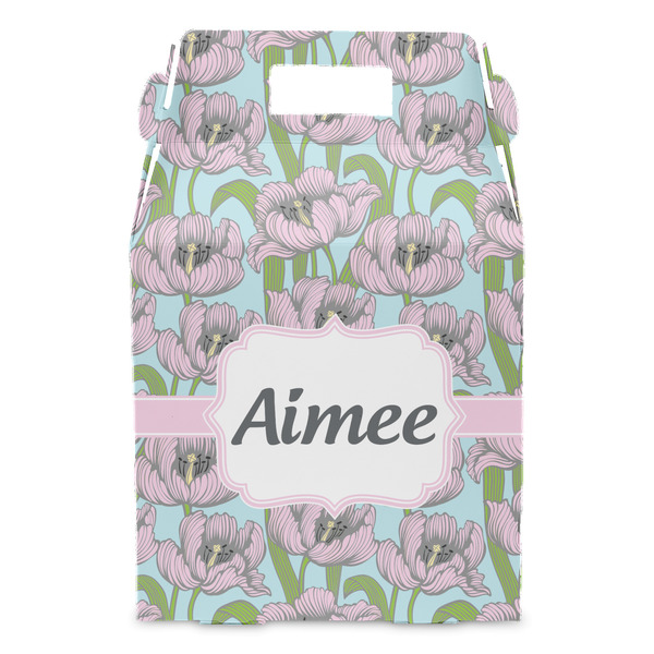 Wild Tulips Gable Favor Box - Front