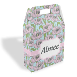 Wild Tulips Gable Favor Box (Personalized)
