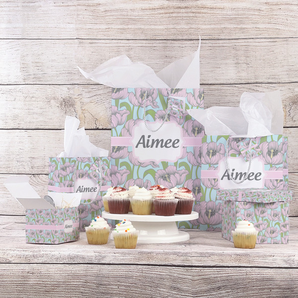 Wild Tulips Gift Bags - In Context