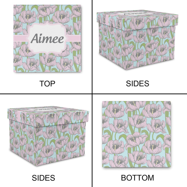 Wild Tulips Gift Boxes with Lid - Canvas Wrapped - XX-Large - Approval