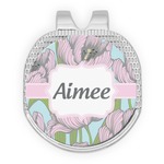 Wild Tulips Golf Ball Marker - Hat Clip - Silver