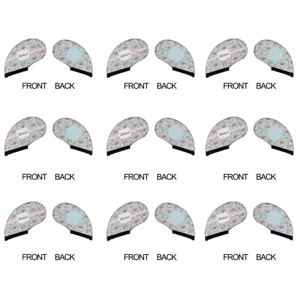 Wild Tulips Golf Club Covers - APPROVAL (set of 9)