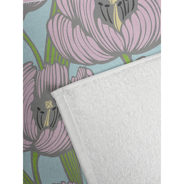 Wild Tulips Golf Towel - Detail
