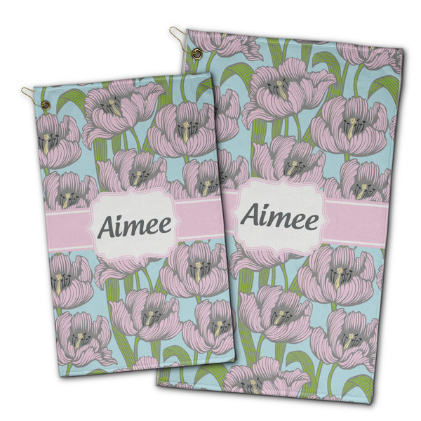Wild Tulips Golf Towel - PARENT (small and large)