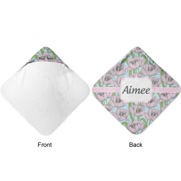 Wild Tulips Hooded Baby Towel- Approval