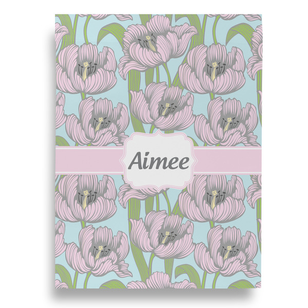 Wild Tulips House Flags - Double Sided - FRONT