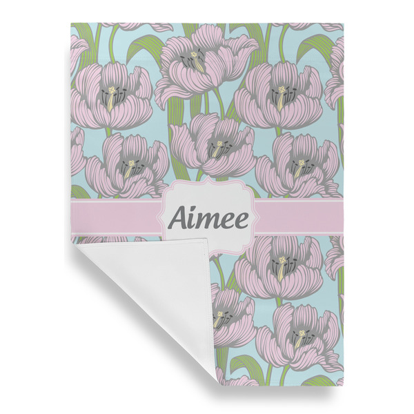 Wild Tulips House Flags - Single Sided - FRONT FOLDED