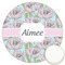 Wild Tulips Printed Cookie Topper - 3.25" (Personalized)