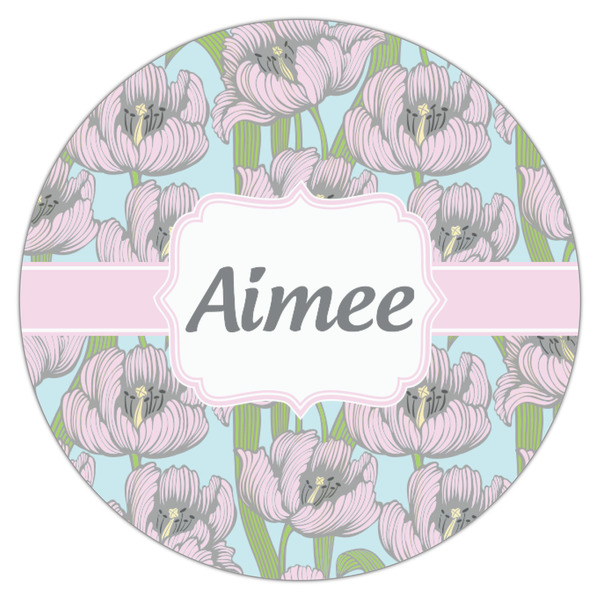 Wild Tulips Icing Circle - Small - Single