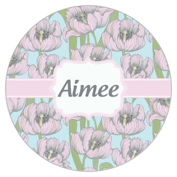 Wild Tulips Icing Circle - XSmall - Single