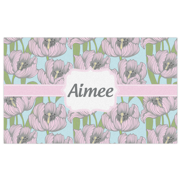 Wild Tulips Indoor / Outdoor Rug - 3'x5' - Front Flat