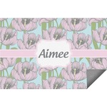Wild Tulips Indoor / Outdoor Rug - 6'x8' w/ Name or Text