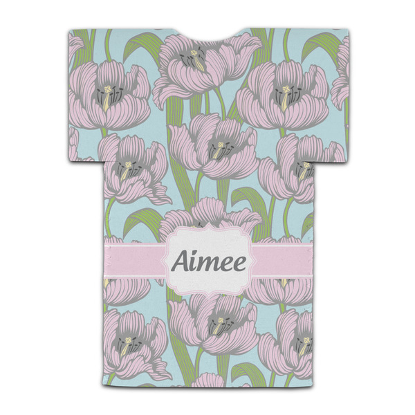 Wild Tulips Jersey Bottle Cooler - BACK (flat)