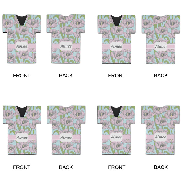 Wild Tulips Jersey Bottle Cooler - Set of 4 - APPROVAL