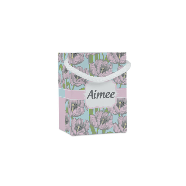 Custom Wild Tulips Jewelry Gift Bags - Matte (Personalized)