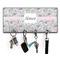 Wild Tulips Key Hanger w/ 4 Hooks w/ Name or Text