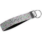 Wild Tulips Webbing Keychain Fob - Large (Personalized)