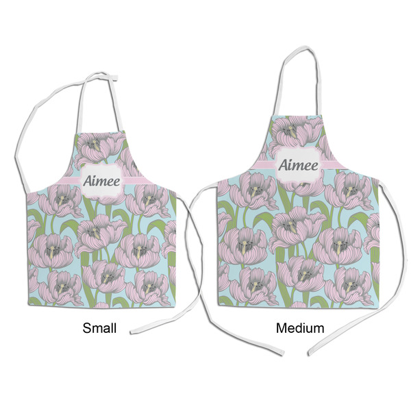 Wild Tulips Kid's Aprons - Comparison