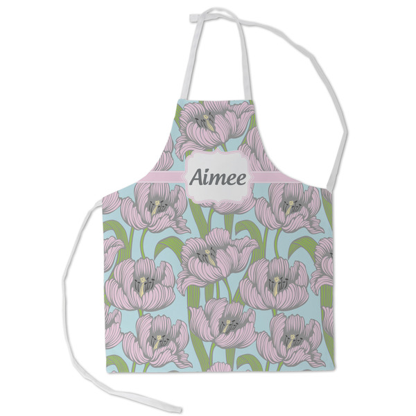 Custom Wild Tulips Kid's Apron - Small (Personalized)