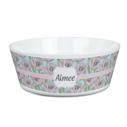Wild Tulips Kid's Bowl (Personalized)