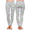 Wild Tulips Ladies Leggings - Front and Back