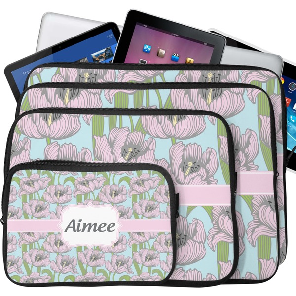 Wild Tulips Laptop Case Sizes