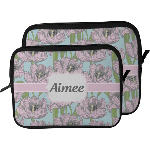 Wild Tulips Laptop Sleeve (Size Comparison)