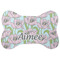 Wild Tulips Bone Shaped Dog Food Mat (Personalized)