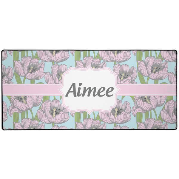 Custom Wild Tulips Gaming Mouse Pad (Personalized)