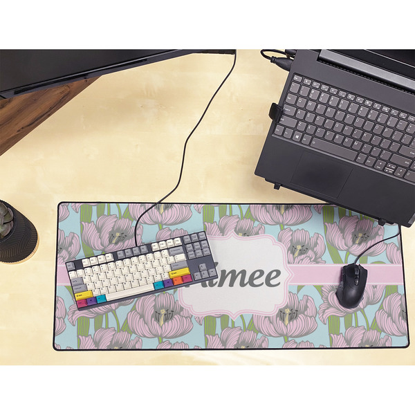 Wild Tulips Large Gaming Mats - LIFESTYLE
