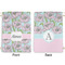 Wild Tulips Large Laundry Bag - Front & Back View