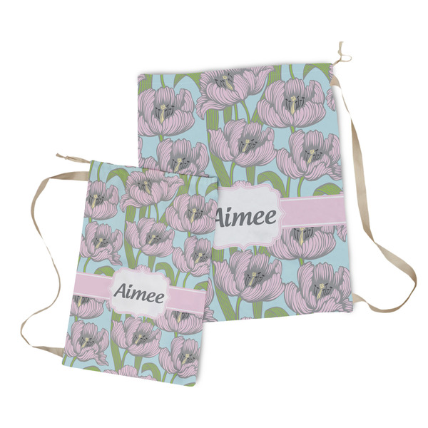 Wild Tulips Laundry Bag - Both Bags