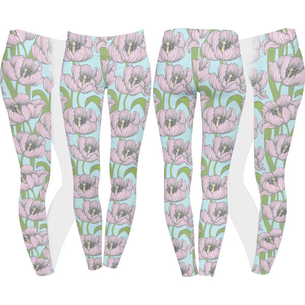 Wild Tulips Leggings Turn Around - Apvl