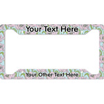 Wild Tulips License Plate Frame - Style A (Personalized)