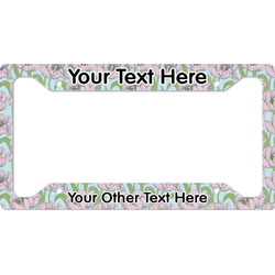 Wild Tulips License Plate Frame - Style A (Personalized)