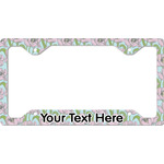 Wild Tulips License Plate Frame - Style C (Personalized)