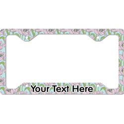 Wild Tulips License Plate Frame - Style C (Personalized)