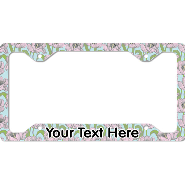 Wild Tulips License Plate Frame - Style C