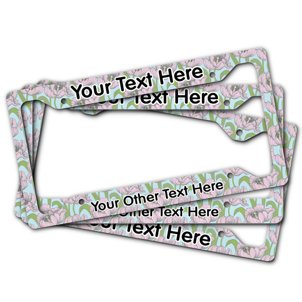 Wild Tulips License Plate Frames - (PARENT MAIN)