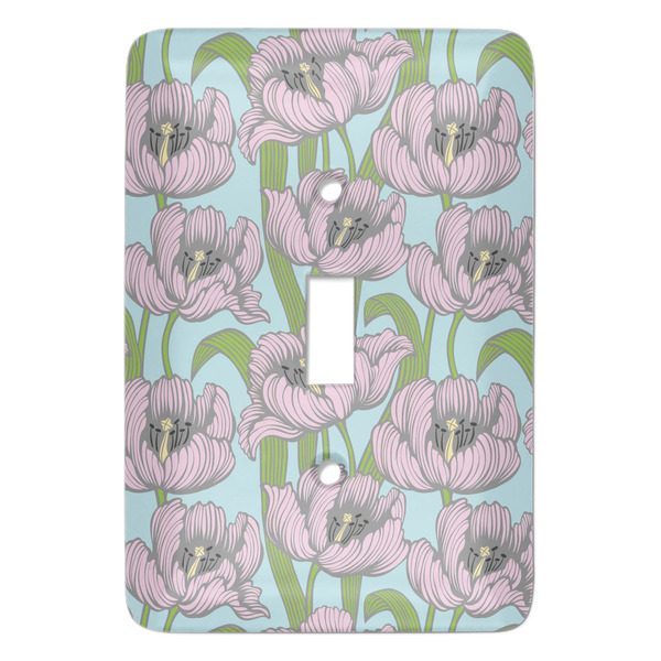 Custom Wild Tulips Light Switch Cover