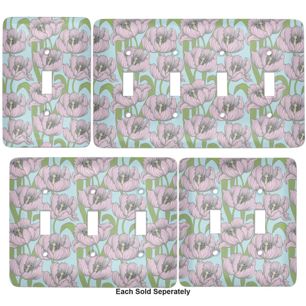 Wild Tulips Light Switch Covers all sizes