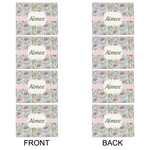 Wild Tulips Linen Placemat - APPROVAL Set of 4 (double sided)