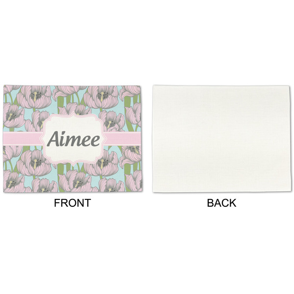 Wild Tulips Linen Placemat - APPROVAL Single (single sided)