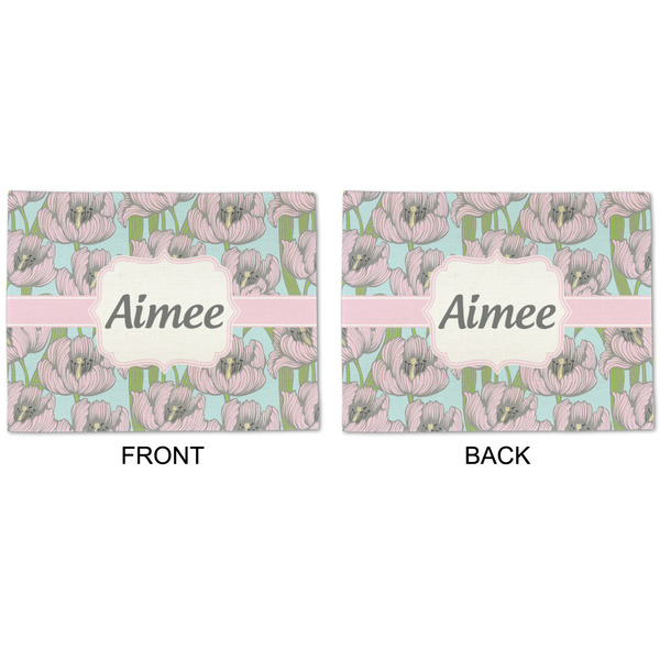 Wild Tulips Linen Placemat - APPROVAL (double sided)