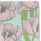 Wild Tulips Linen Placemat - DETAIL