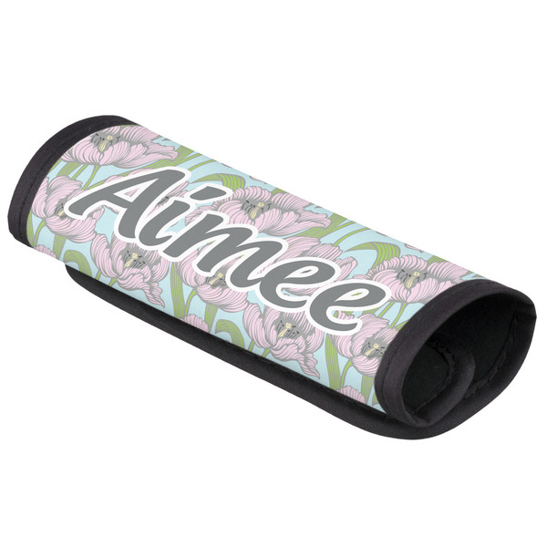 Custom Wild Tulips Luggage Handle Cover (Personalized)